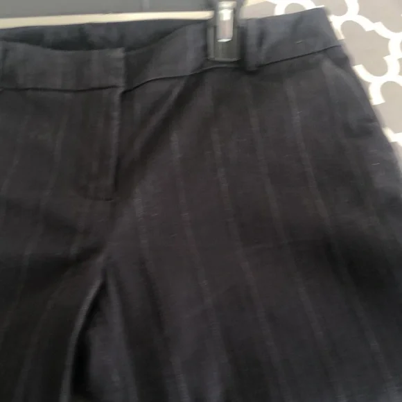 Women’s New York and Company Black Pants with White Stripes - Picture 3 of 4